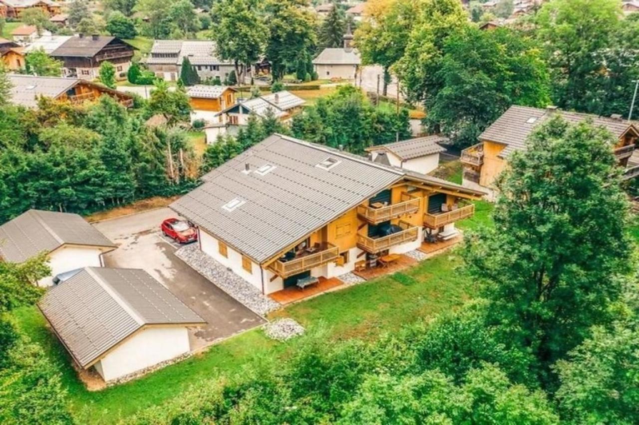 Modern 3 Bed Penthouse Apartment, Balcony & Garage, Close To Village & Ski Bus Samoëns Εξωτερικό φωτογραφία