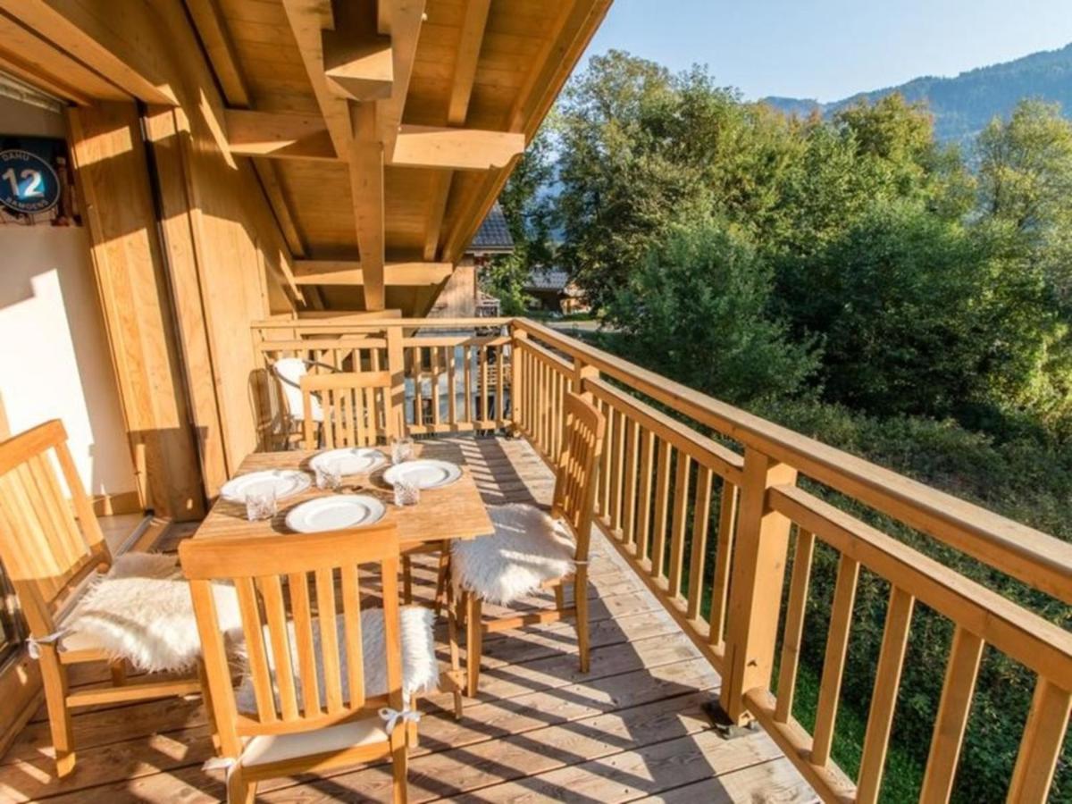 Modern 3 Bed Penthouse Apartment, Balcony & Garage, Close To Village & Ski Bus Samoëns Εξωτερικό φωτογραφία