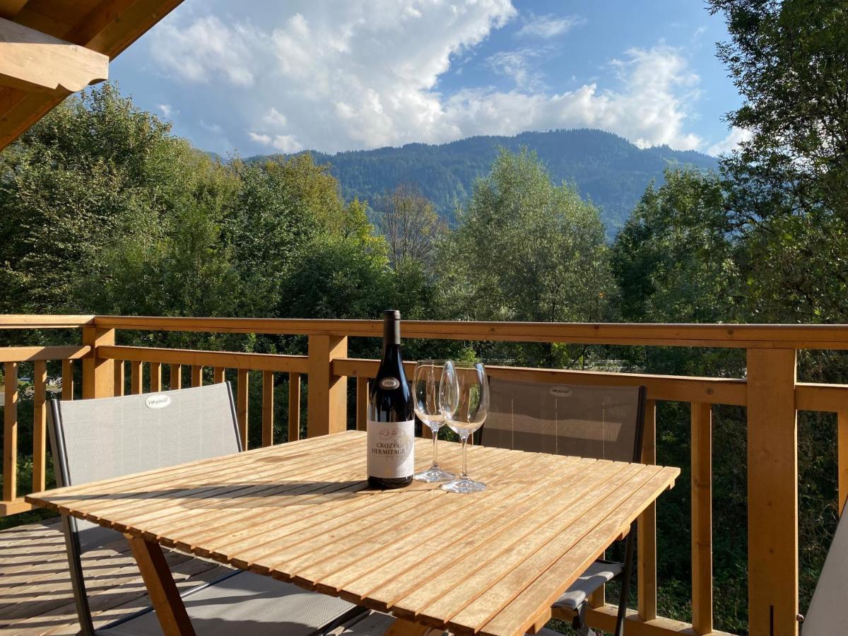 Modern 3 Bed Penthouse Apartment, Balcony & Garage, Close To Village & Ski Bus Samoëns Εξωτερικό φωτογραφία